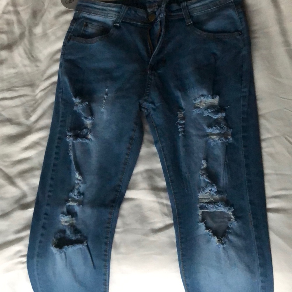 Distressed Jeans